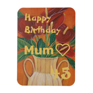 Ímã Cartão de Nascimento de Mãe Personalizada de Pin