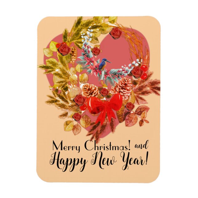 Ímã Cartão de Natal! (Vertical)