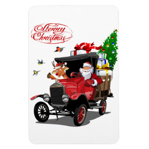Ímã Cartão de Natal Saudável