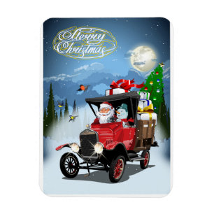 Ímã Cartão de Natal Saudável