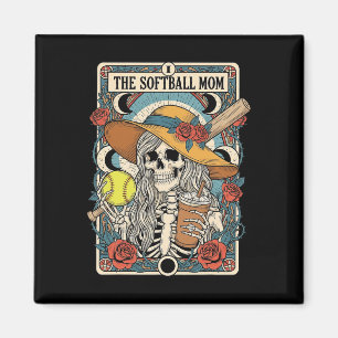 Imã Cartão de Tarot do Esqueleto da Mamãe Softll Diver