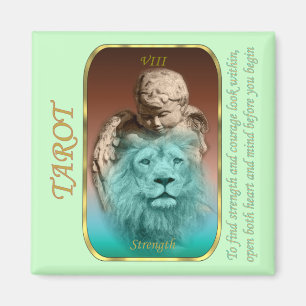 Imã Cartão de Tarot - força