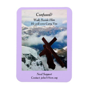 Ímã Cartão Inspiracional