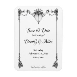 Ímã Cartão Magnético Fino Minimalismo Vintage