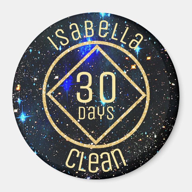 Imã Cartão personalizado de narcóticos anônimos na NA (Frente)