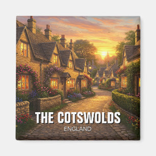 Imã Cartão-postal da Aldeia de Cotswolds