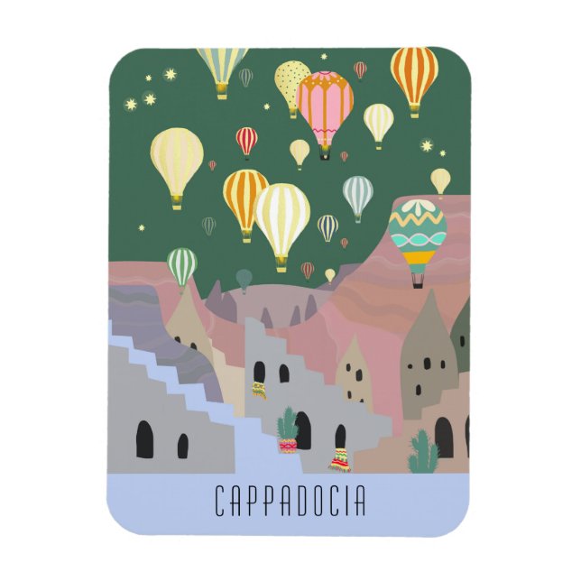Ímã Cartão Postal Da Cappadocia | Sonho de Balão de Ka (Vertical)