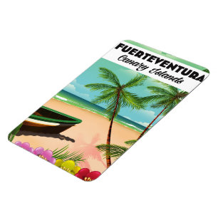 Ímã Cartão postal de Feriado das Ilhas Canárias de F