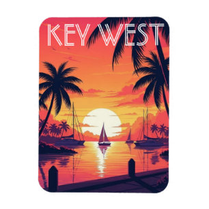 Ímã Cartão Postal de Key West Flórida