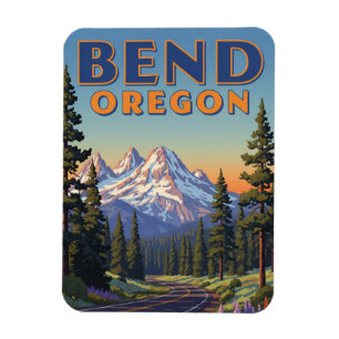 Ímã Cartão-postal do Viagem Bend Oregon