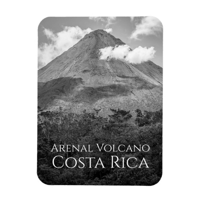 Ímã Cartão postal famoso do ARENAL VOLCANO Costa Rica (Vertical)