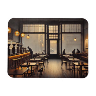 Ímã Cartão-postal Moody Café em São Francisco Mug