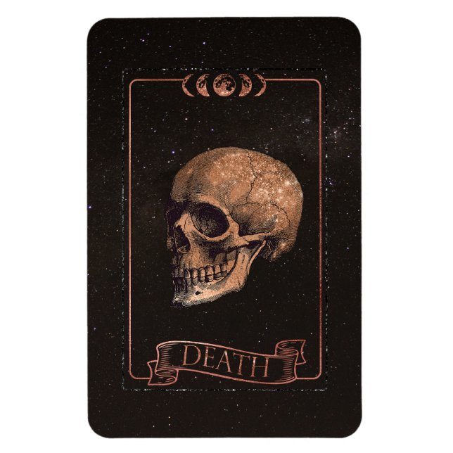 Ímã Cartão Tarot de Morte (Vertical)