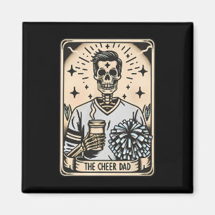 Imã Cartão Tarot Pai de Torcida Esqueleto Treinador de