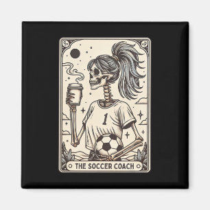 Imã Cartão Tarot Treinador de Futebol Halloween Esquel