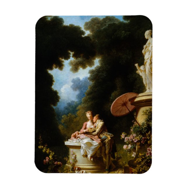 Ímã Cartas de amor por Jean Honore Fragonard (Vertical)