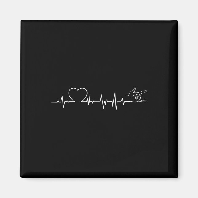 Imã Cartaz auricular, linguagem auditiva perda de audi (Frente)