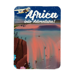 Ímã cartaz da Aventura da Cachoeira Africana