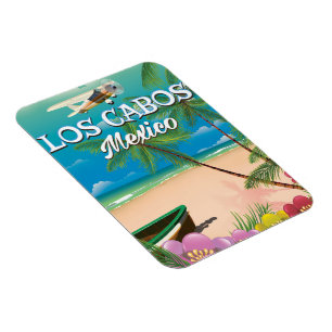 Ímã Cartaz da praia de Los Cabos México
