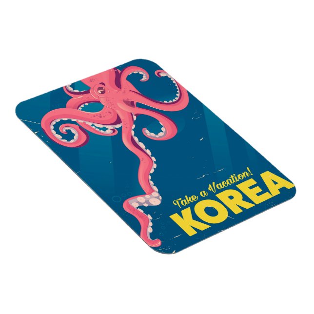 Ímã Cartaz de férias na Coreia (Lado Direito)