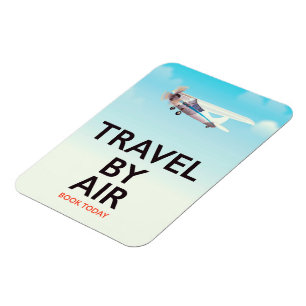 Ímã Cartaz de viagem aérea