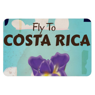 Ímã Cartaz de viagem clássico da Costa Rica
