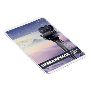 Ímã Cartaz de viagem da Sierra Nevada