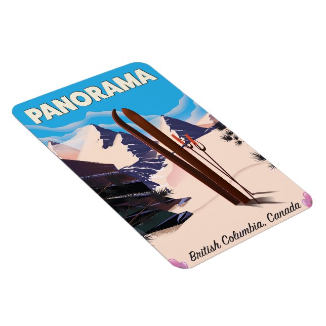Ímã Cartaz de viagem do Canadá Panorama (Lado Direito)