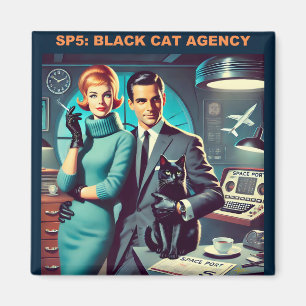 Imã Cartaz de Viagem Espacial Martini SP5: Agência Bla