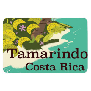Ímã Cartaz de viagem Tamarindo Costa Rica