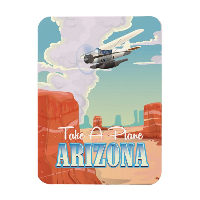 Ímã cartaz de viagem vintage do Arizona (Vertical)