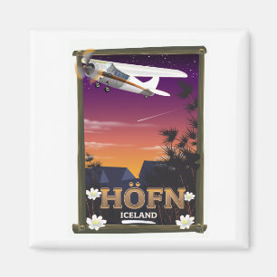 Imã Cartaz de voo Höfn Islândia