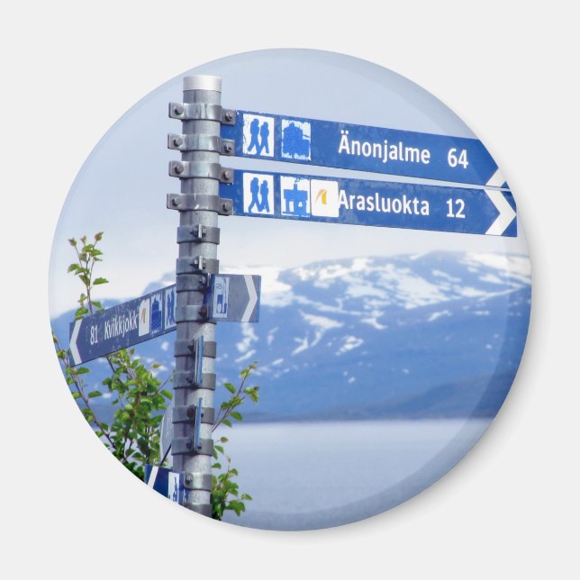 Imã Cartaz em Staloluokta (Frente)