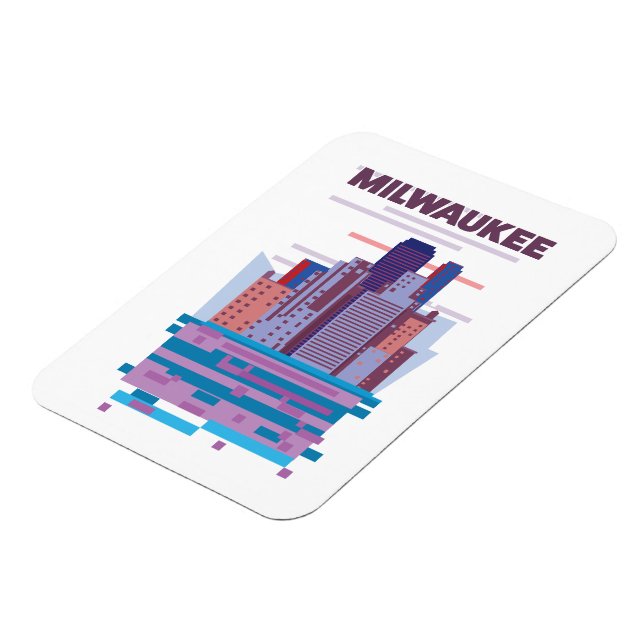 Ímã Cartaz Milwaukee Travel (Left Side)