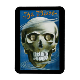 Ímã Cartaz Vintage Mágico, De Biere o Misterioso