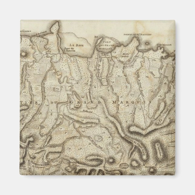 Imã Carte de l'Isle de la Grenade (Frente)