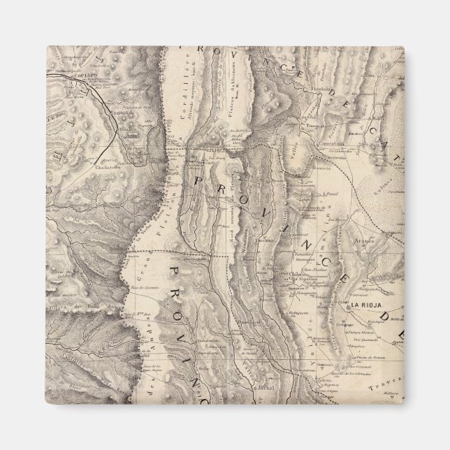 Imã Carte, províncias de La Rioja San Juan (Frente)