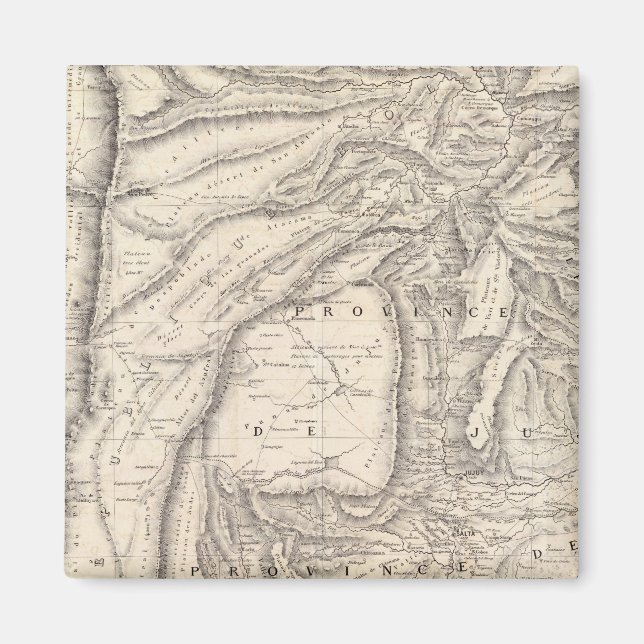 Imã Carte, províncias de Salta em Jujuy (Frente)