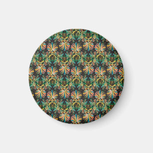 Imã Carteira de luxo ornamentado Flor