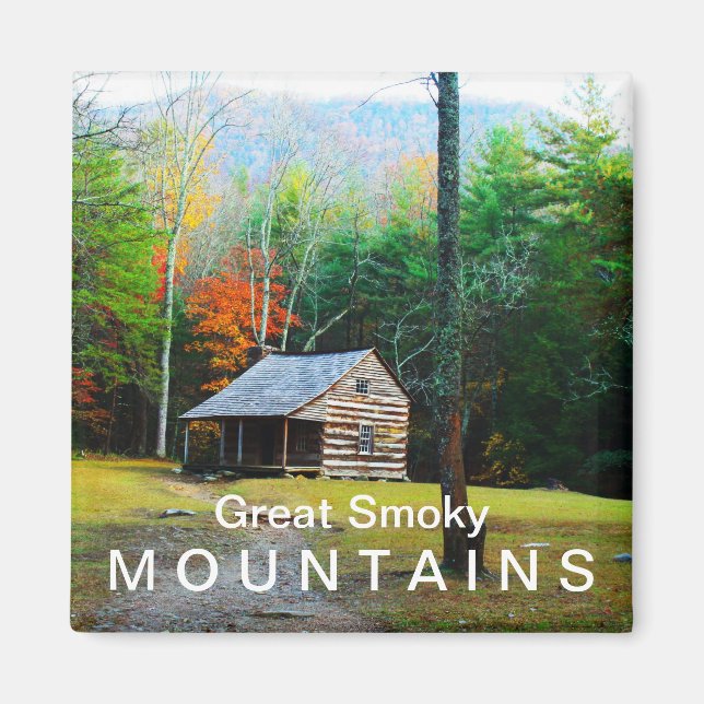 Imã Carter Shields Cabin - Cores do outono (Frente)