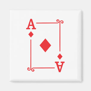 Imã Cartões - Cartões de Diamantes Correspondentes A