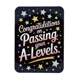 Ímã Cartões de congratulações estrela radiante do Exam