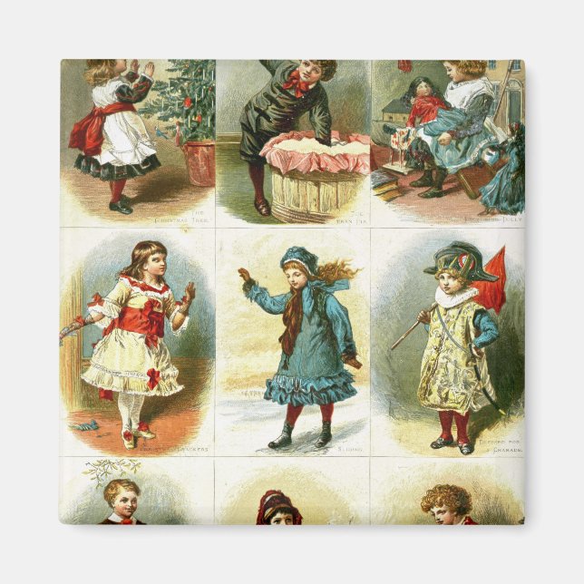 Imã Cartões de Natal (Frente)