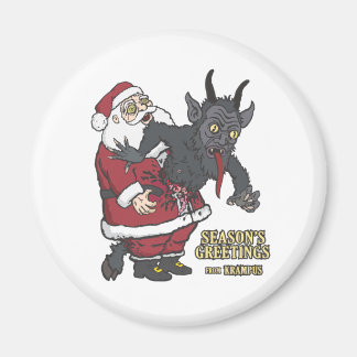 Imã Cartões de natal de Krampus (e Papais noeis)