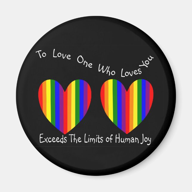 Imã Cartões e presentes para Namorados gay/Lésbicas (Frente)