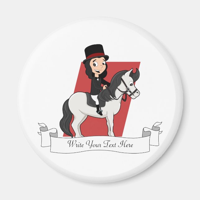 Imã Cartografia de cavaleiro de pasto (Frente)