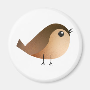 Imã Cartografia de Pássaro Sparrow