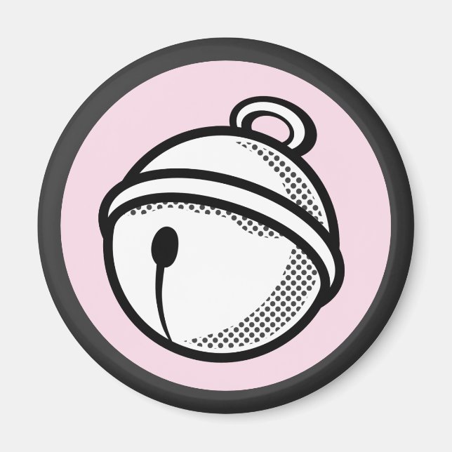 Imã Cartografia de Pop de Arte de Gato Branco Negro En (Frente)