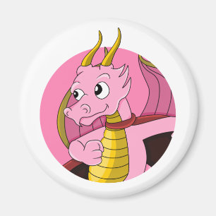 Imã Cartografia do dragão rosa