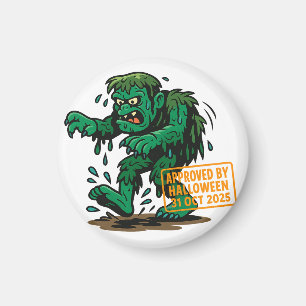 Imã Cartografia do monstro do pântano - Aprovado pelo 